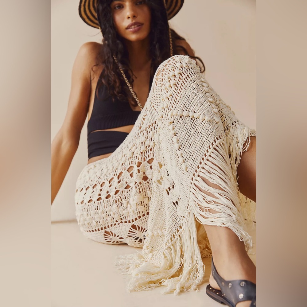 Flook the label crochet maxi skirt size small - Picture 5 of 9